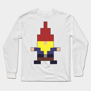 Blonde Beard Garden Gnome Tomte Style Long Sleeve T-Shirt